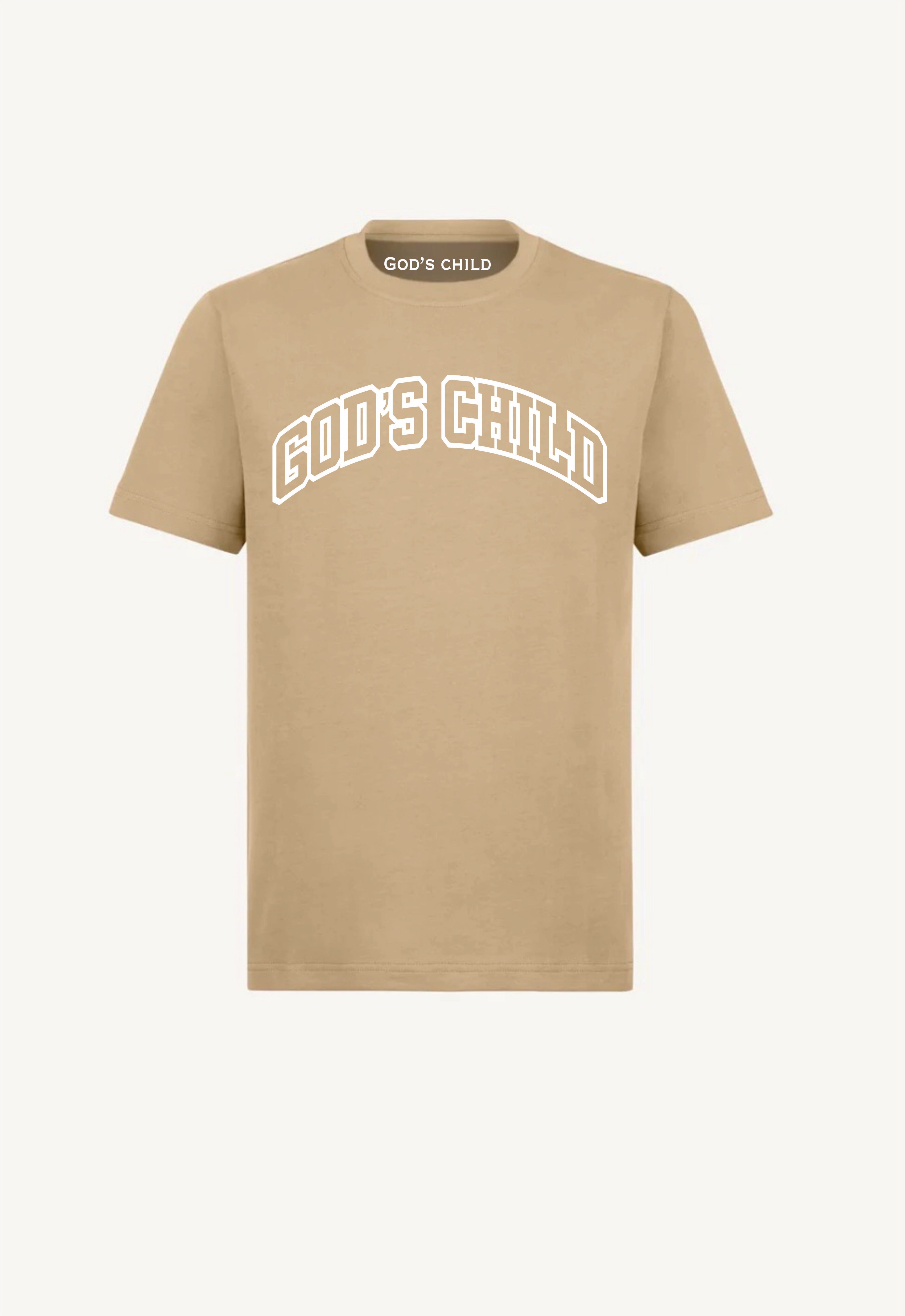 God’s Child Arch T-Shirt(Tan)